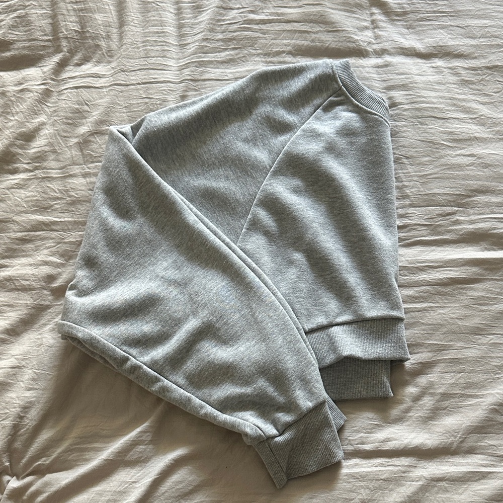 Bershka Gray Sweatshirt